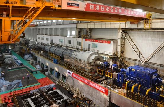 国产化10万nm3/h等级特大型空分主风机在陕鼓动力进行了工厂性能测试